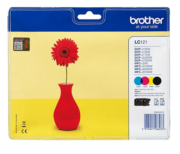 Brother LC121VALBP CMYK 300 str. (zestaw) - 168123 - zdjęcie